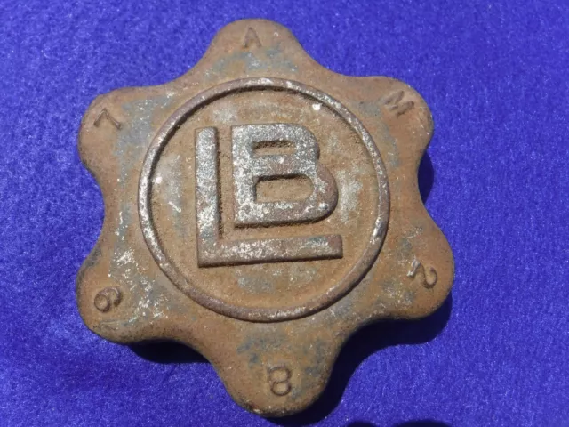 Antique~Cast Iron~LB~Tractor Radiator Release Valve~Steam Engine~Steampunk! ????