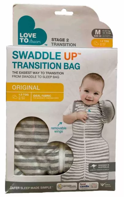 Love To Dream Swaddle Up Size M - 13-19 LBS Stage 2 Transition Bag NEW