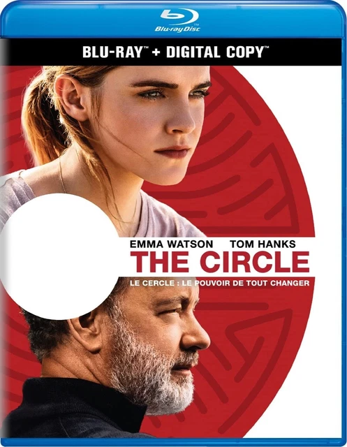 THE CIRCLE BLU Ray (New) Tech Social Media Emma Watson Tom Hands ...