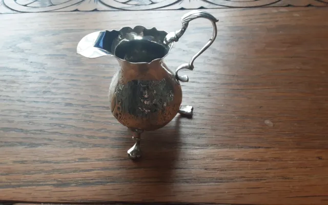 Georgian Sterling Silver Cream Jug 1744