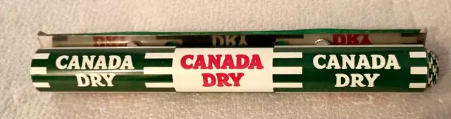 Rare Canada Dry Ginger Ale Soda Plastic Shelf Liner 1960s Spring Roll Ad NOS New
