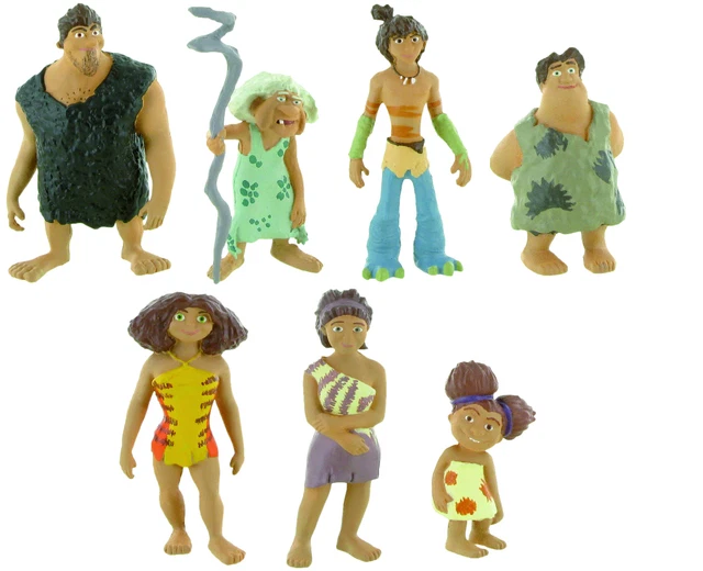 Croods Rug COMANSI DIE CROODS Grug,Grand,Guy,Thunk ,EP,Ugga ,Sandy Play Figures ...