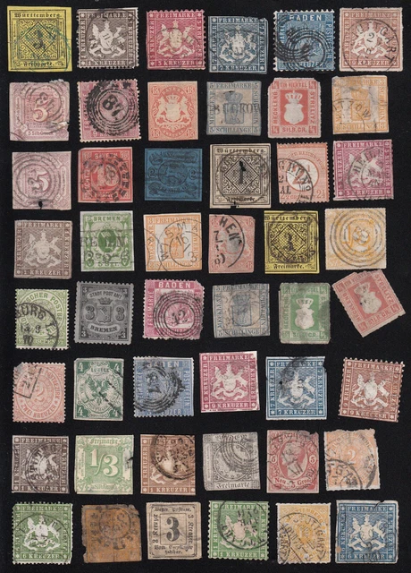 Knochen-Lot mit vielen besseren Werten, meist Bayern, Württemberg, Baden u.v.m.