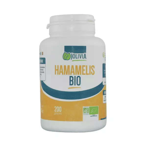 Hamamélis Bio - 200 gélules végétales de 200 mg