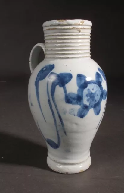 18th century English Delft jug with beautiful glaze