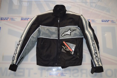Alpinestars GIACCA JACKET MOTO SCOOTER CITTA ALPINESTARS FURIES ESTIVA NERO BIANCO TG L 