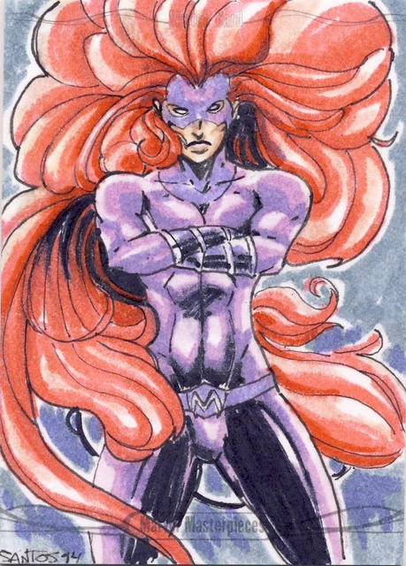 2016 Jusko Marvel Masterpieces Sketch Card Santos Medusa
