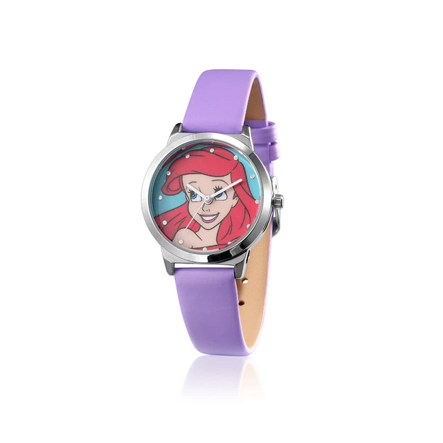 Couture Kingdom Disney The Little Mermaid Ariel SS/Polyurethane Band 29mm Watch