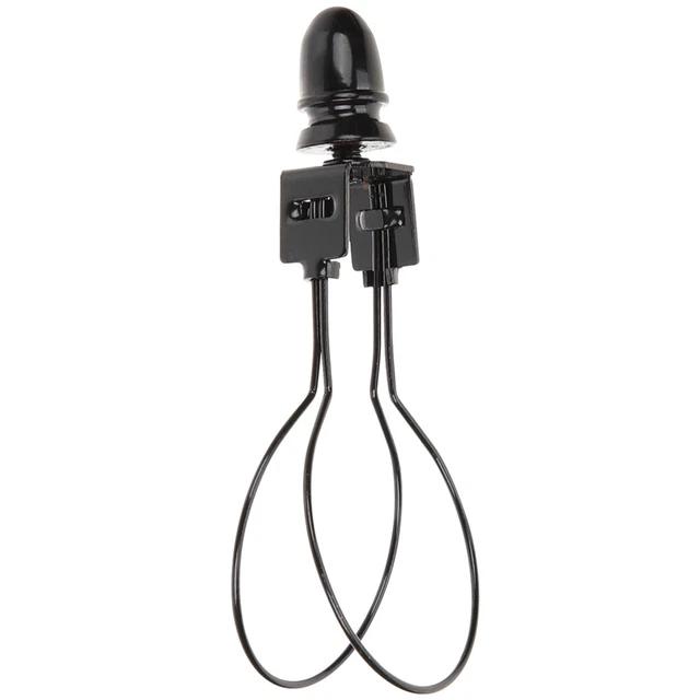 Clip a lampadina ferro paralume arpa con pomello convertitore paralume