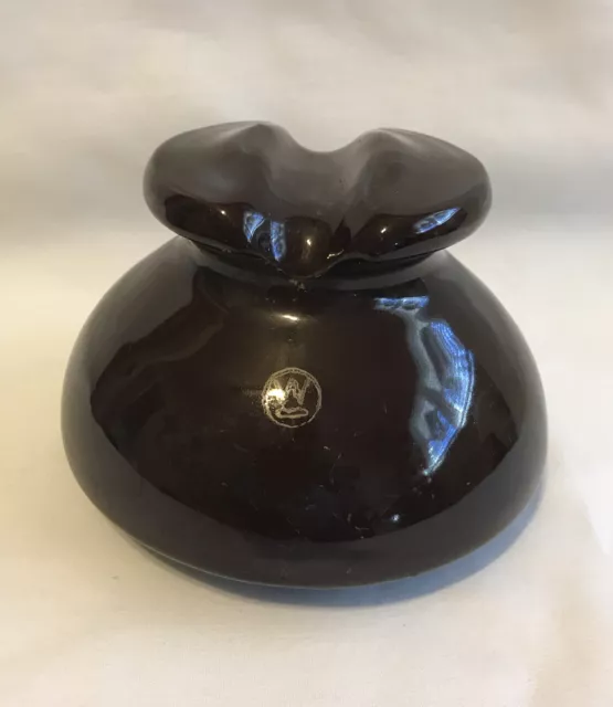 Vintage Westinghouse Electrical Power line Porcelain Ceramic Brown Insulator
