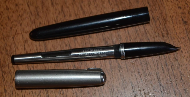 VTG Parker "51" Aeromatic Fountain Pen Black Lustraloy Cap