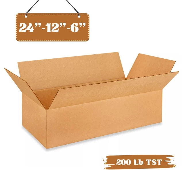 Carton D'expédition Vinyles 12" - Lot De 50, Carton Ondulé, Fermeture Clip | Envoi Sécurisé 1 à 3 Disques