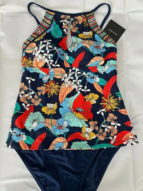Ellen tracy ruffle tankini clearance
