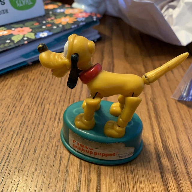 VINTAGE DUMBO WALT Disney Kohner Mini Push Button Puppet Toy Hong Kong