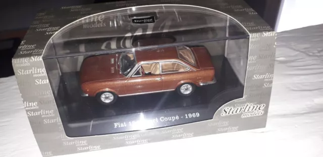 Fiat 124 sport coupé BC 1969 1972 Bronze ou Cuivre  1/43 Starline 510820 Neuf