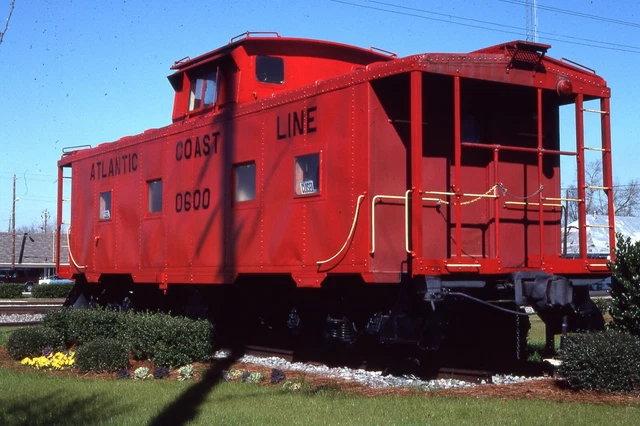 ORIGINAL 1998 RAILROAD SLIDE ACL ATLANTIC COAST LINE 0600 Jesup GEORGIA SCL CSX