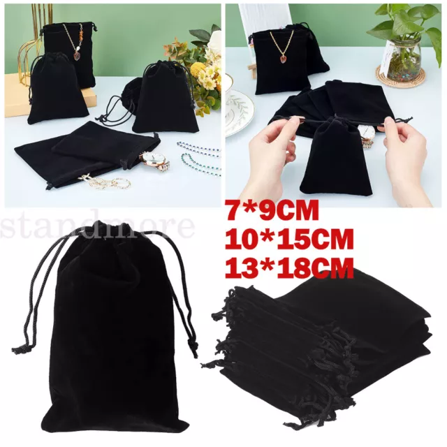 Velvet Gift Bags Wedding Favour Velvet Drawstring Jewellery Gift Bags Pouches