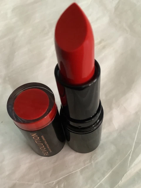 Rossetto rosso Revolution nuovo lento 3,2 g taglia intera ❤❤️❤❤️❤❤️