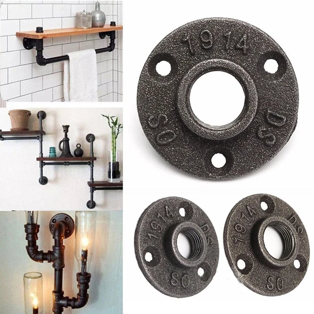 Tool Classic Cast Iron Flange Wall Mount DN15 DN20 DN25 With Three Bolt Holes