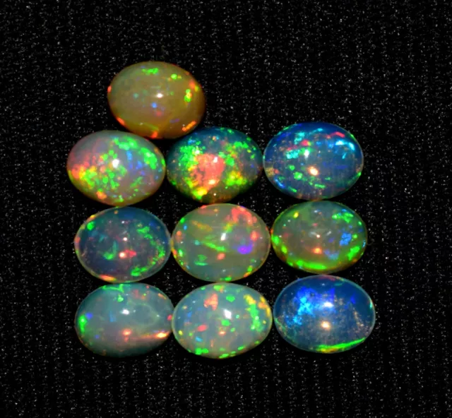 Opal cabochons Lot AAA Top Grade Natural opal cabochons Ethiopian Opal cabs 2267