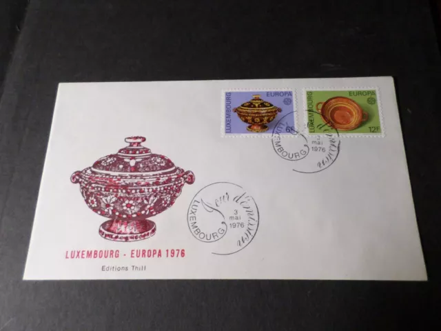 Luxemburg, FDC 1° Tag Europa 1976, Museum Staat, VF