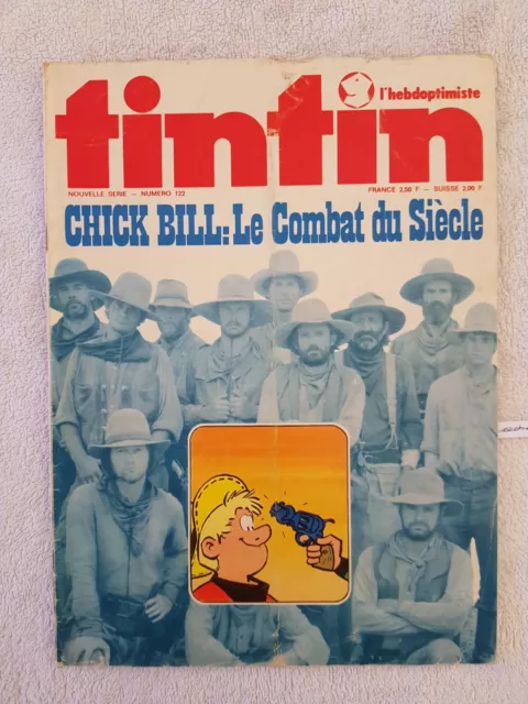 Tintin Hebdoptimiste N°122 6/5/75 Chick Bill Ric Hochet Bruno Brazil Dani Futuro