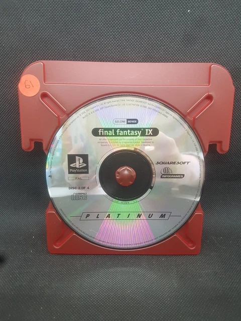 Sony PlayStation 1 – CD N°3 Du Jeu Final Fantasy IX (9) PAL FR – Bon état