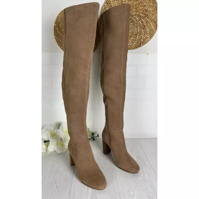 Vince Camuto Selial Women’s Tan Over the Knee Heel Boots Size 6.5