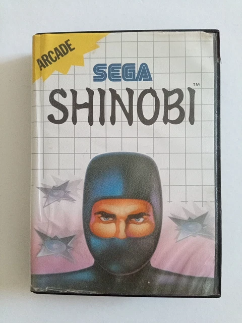 Jeu Shinobi – Sega Master System – Version PAL Eur (FR) – Bon état