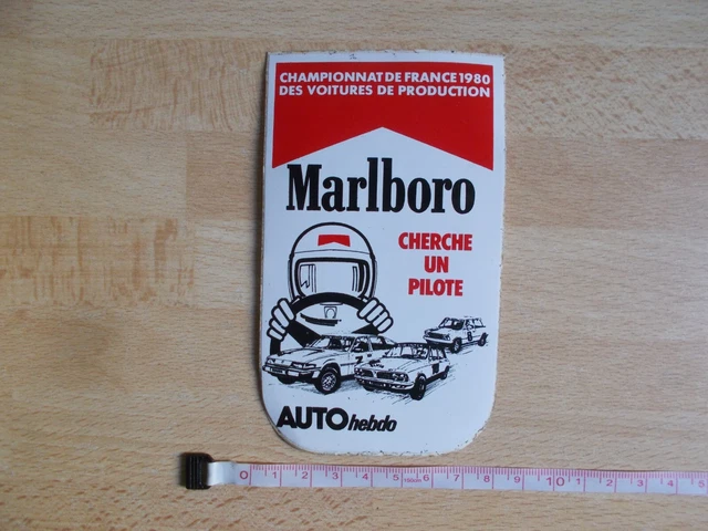Sticker Tennis - Marlboro Leisure Wear - Grand Prix 1982 - Sète