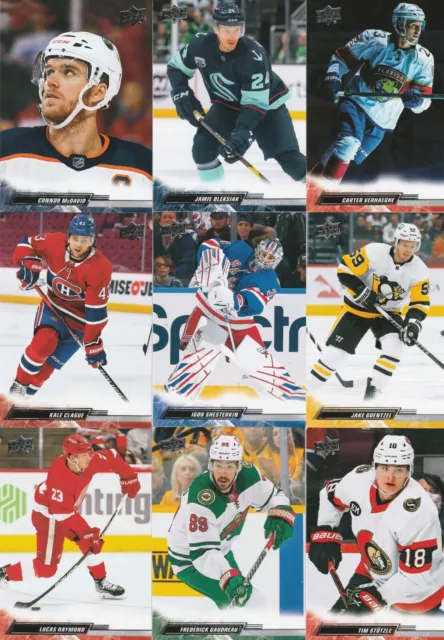 2022-23 Upper Deck Series 1 Base Cards 1-200 U Pick From List
