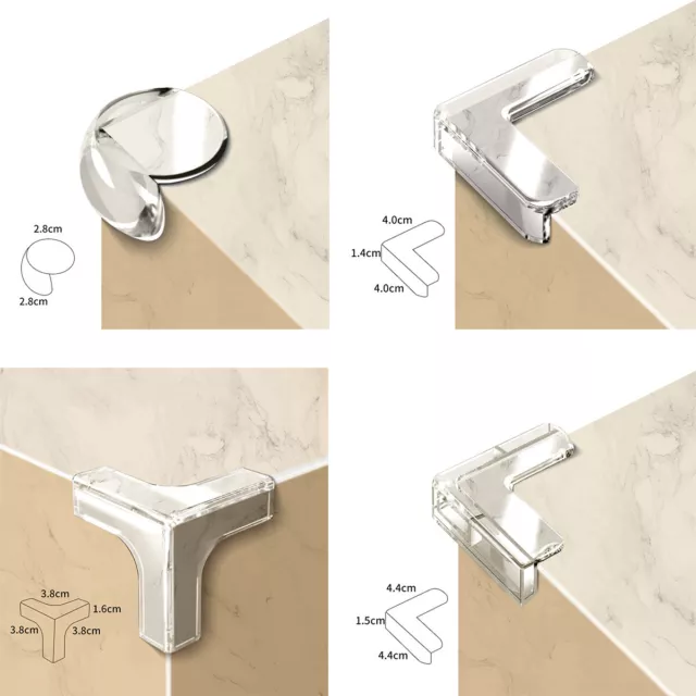4x Silikon Eckkantenschutz Kissen Tischbezug Kind Baby Sicherheit Stoßstange