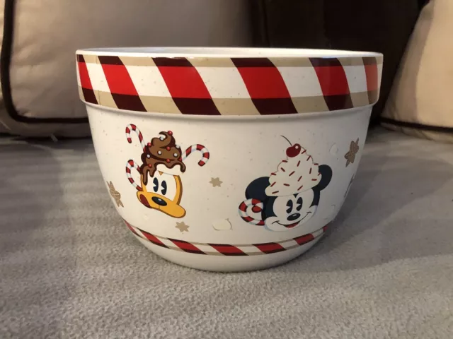 Disney Parks Christmas Mickey Mouse & Friends Holiday Baking Set Mixing Bowl