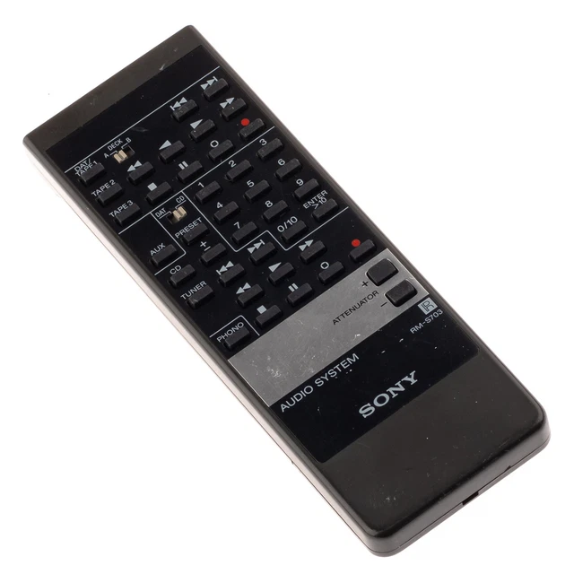 SONY TÉLÉCOMMANDE OFFICIELLE Originale Constructeur AUDIO SYSTEM RM S100 354745717654