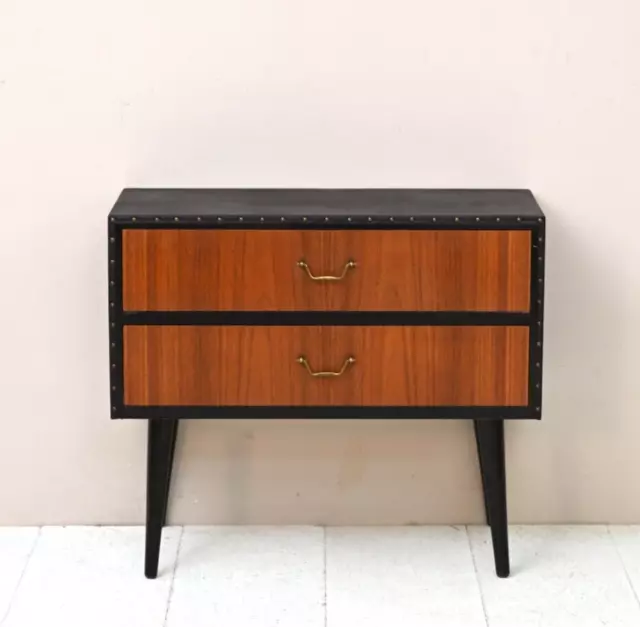 MidCentury Cassettiera vintage, Teak, design vintage scandinavo, retrò, 60s