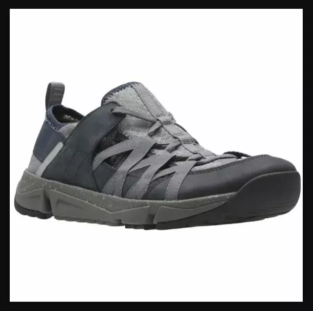 MEN'S TRI TRACK FLOW Blue Nubuck/Mesh Lace-Up Trigenic Trainers Shoes £34.89 PicClick UK