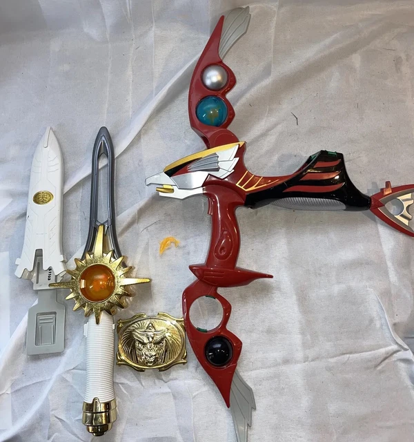 Power Rangers Crystal Racers Swords POWER RANGERS WILD Force Crystal Sabre Sword + Falcon Summoner Bow PLUS ...