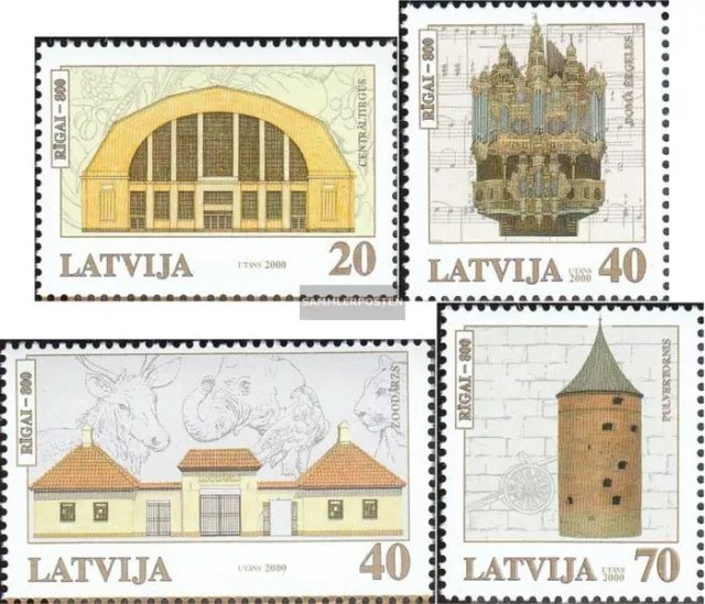 Lettland 523-526 (kompl.Ausg.) postfrisch 2000 Riga