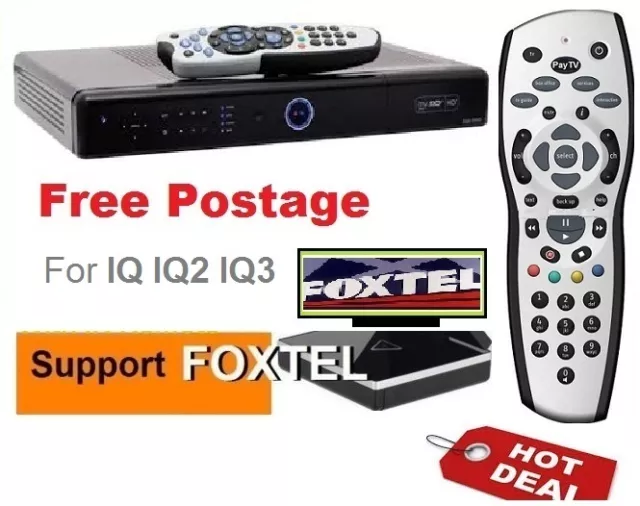 New Foxtel Remote Replacement for the Foxtel IQ IQ2 IQ3 /AV Transmitter_Receiver