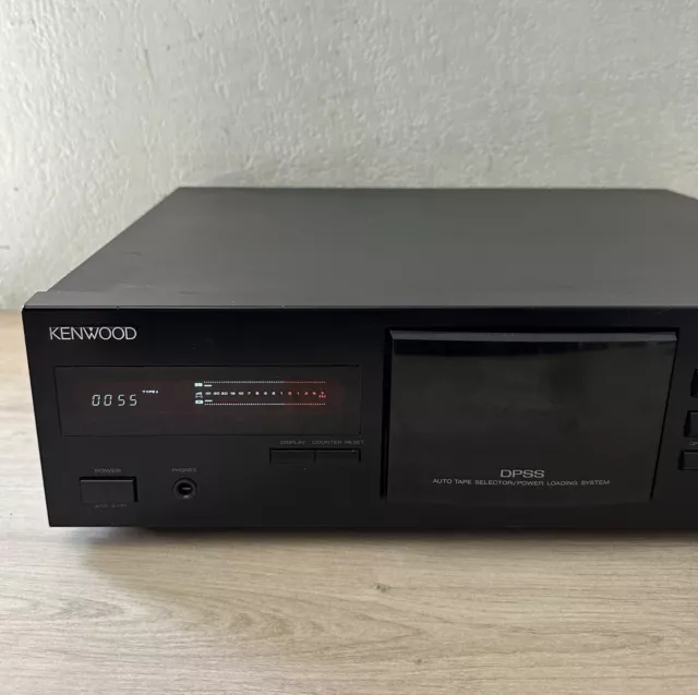 Platine Hifi Kenwood KX-3080 Two Head Stereo Cassette Deck (1996-98) 2