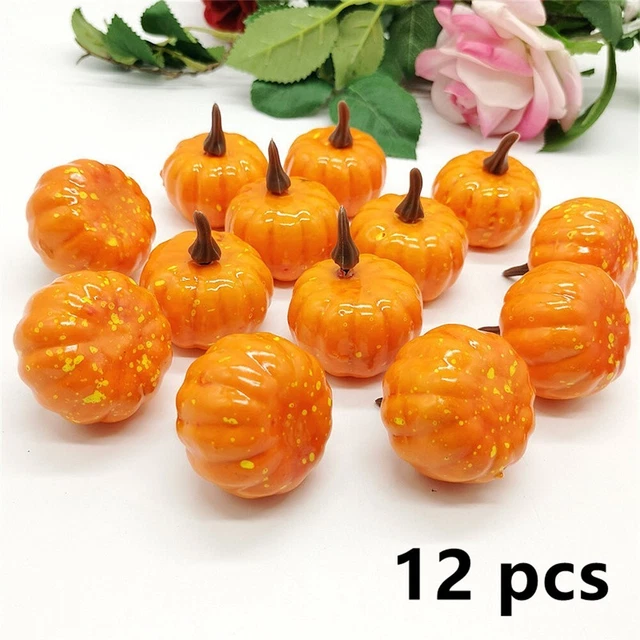 Útil Práctica Calabaza 12 Piezas Decoración Espuma Decoraciones Halloween