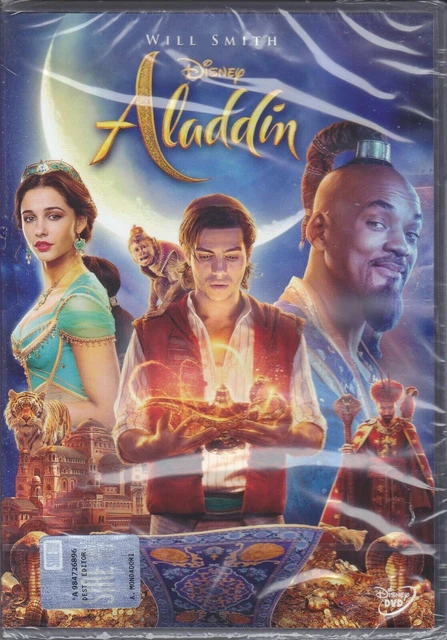DVD DISNEY ALADDIN - The Movie Live Action With Will Smith New Sealed