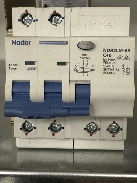 AEG Elfa VHFI 40/0,03 - 4 SK 40A Interruttore Di Protezione Corrente Di - Foto 6