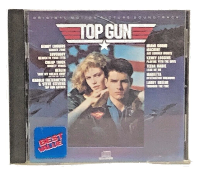 TOP GUN SOUNDTRACK, Original Motion Picture Various Artists, Good Audio