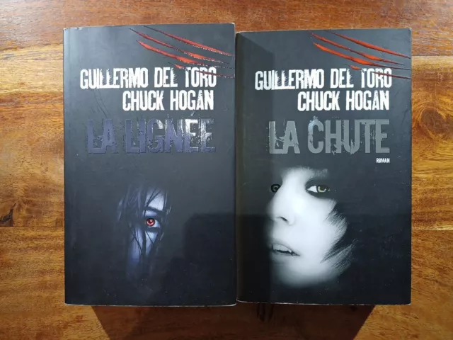 2 Livres Guillermo Del Toro Chuck Hogan La Lignée La Chute Tbe