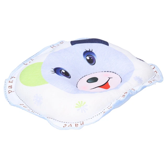 Breathable Baby Pillow Cute Bear Shape Pillow Flat Head Baby Pillow Sofe For