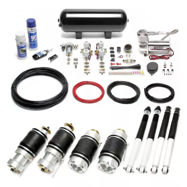 Ta technix Air Châssis + Compresseur Kit Noir pour Mercedes Benz C- Classe W202