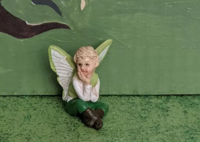 Fiddlehead Fairy Garden Tiny Mini Miniature Acorn the Fairy Boy