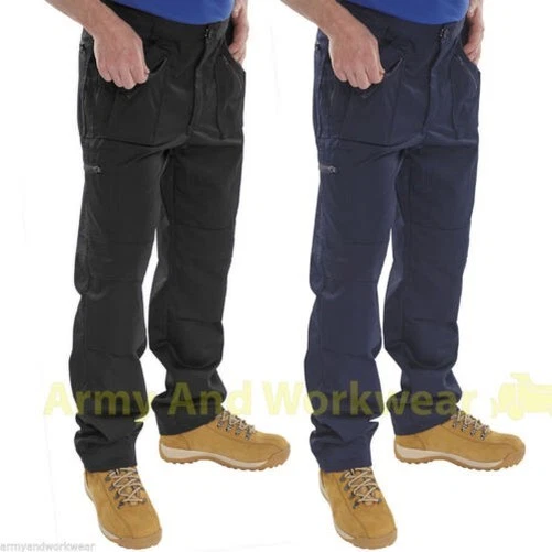Pantalon Cargo Homme Travail - Jeans Renforcé - Multi-Poches - Taille 30-34