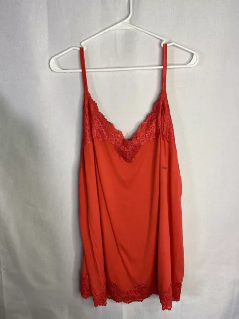 Lane Bryant Orange Lace Cami NWT  - Tank, Camisole, Top, Shirt, Gorgeous! A1